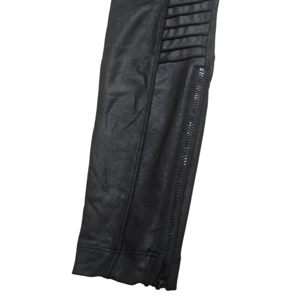 NEW Athleta Womens Delancey Gleam Moto Tight Leggings Faux Leather - Picture 9 of 15